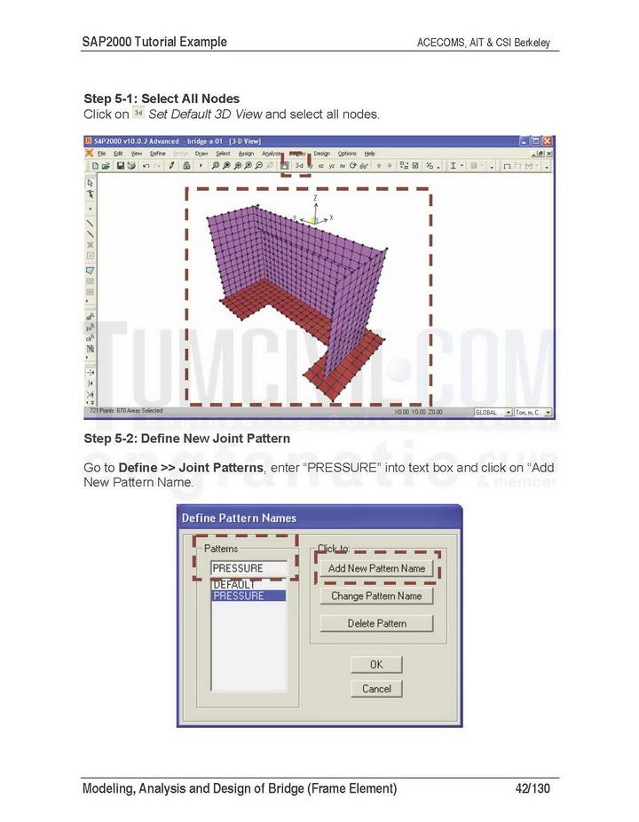 คู่มือ Analysis and Design of Bridge โดย SAP2000 Bridge