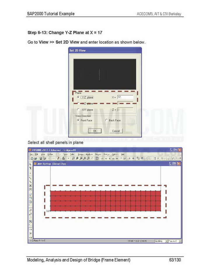 คู่มือ Analysis and Design of Bridge โดย SAP2000 Bridge