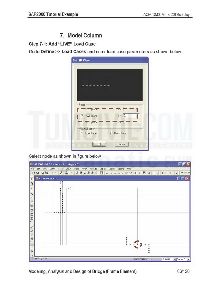 คู่มือ Analysis and Design of Bridge โดย SAP2000 Bridge