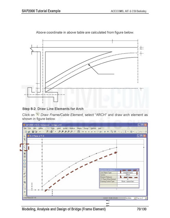 คู่มือ Analysis And Design Of Bridge โดย SAP2000 Bridge