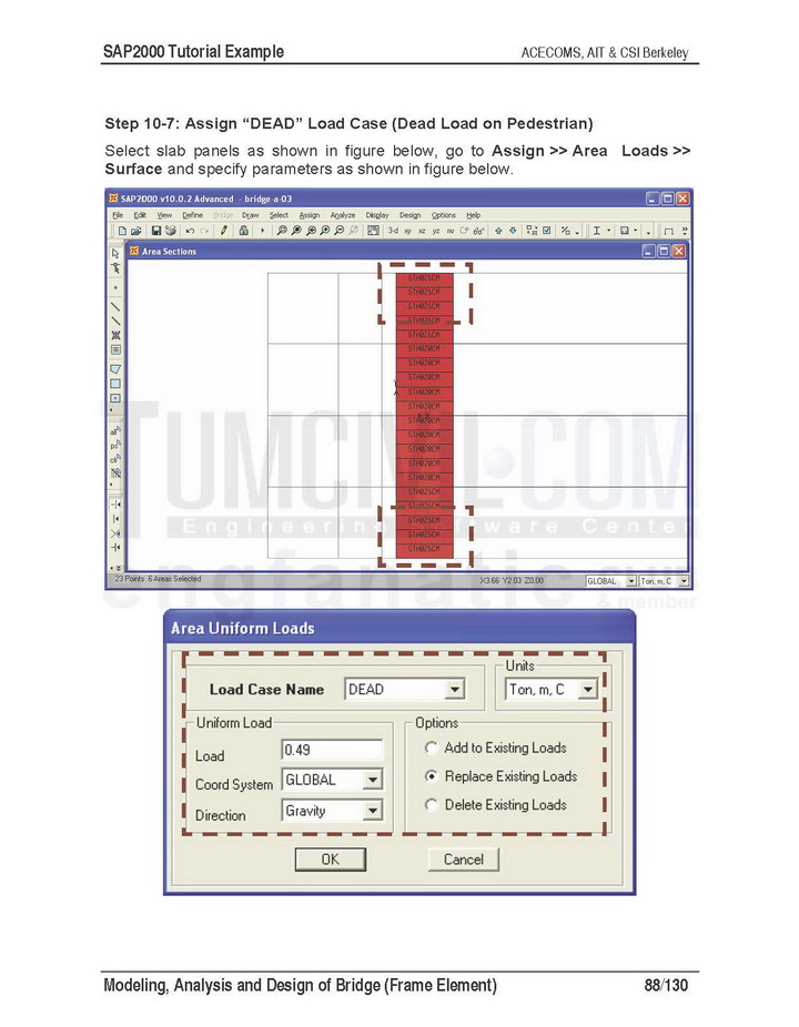 คู่มือ Analysis and Design of Bridge โดย SAP2000 Bridge